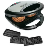 Grill À Sandwich 3 En 1 Et Gaufrier Black Decker TS2090 thumbnail 1