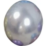 Ballons métallique couleur argent, 10 pcs thumbnail 1