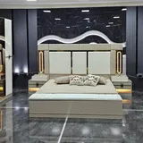 Chambre à Coucher 6 battants 6 pièces Beige Lora thumbnail 1