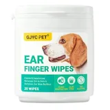 GJYC PET - Lingettes Oreilles Chien et Chat - 20 Pièces thumbnail 1