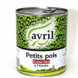 AVRIL - Petits pois très fins à l'étuvée - 800g thumbnail 1