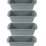1 piéce Moule Mini Gâteau Rectangulaire en Silicone GRIS thumbnail 1