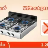Cuisinière à gaz 4 feux sans four thumbnail 3