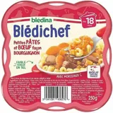 BLEDINA - Blédichef - Petites pâtes et bœuf façon bourguignon - 250g thumbnail 1
