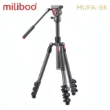 Trépied Caméra Professionnel en Aluminium Milliboo MUFA-BK thumbnail 1