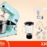 Robot Pâtissier Decakila 1200W 5.5L - Bleu Ciel thumbnail 4