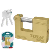 Cadenas robuste en laiton massif 90mm thumbnail 1