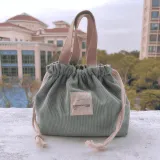 Sac à déjeuner en velours côtelé thumbnail 1