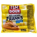 Doux 10 saucisses poulet au fromage 340G thumbnail 1