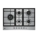 Plaque Encastrable Beko 5 feux 90X60 à Gaz Inox HIAL75235SX thumbnail 1