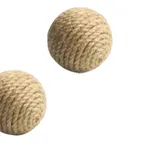 Boules de Sisal Naturel pour Chat – Lot de 2 Jouets de Poursuite thumbnail 1