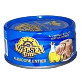 WELSEA - Miettes de thon ALBACOR Entier à l'huile d'OLIVE  - 160G thumbnail 1