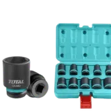 Coffret de 10 douilles à choc 1/2" en acier CrMo thumbnail 1