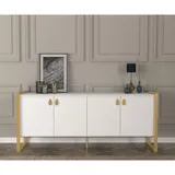 Table Console Lost White Gold Blanc C906B thumbnail 1