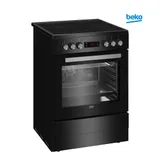 Cuisiniere Beko 4FEUX 60X60 Induction + Four Electrique Noir FSM6730SBCS thumbnail 3
