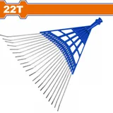 Poly steel leaf rake thumbnail 1