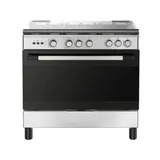 Cuisiniere Midea 5FEUX 90X60 Inox 90605G030 thumbnail 1