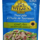 WELSEA - Thon en morceaux Albacore à l'huile de tournesol - 74 g thumbnail 1