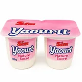 SIM-Yaourt nature sucré 100G thumbnail 1