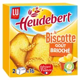 HEUDEBERT by LU - Biscottes au goût brioché - 2 x 16 biscottes thumbnail 1