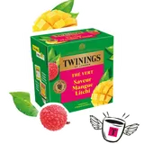 TWININGS-Thé vert saveur mangue , litchi -20 sachets thumbnail 1