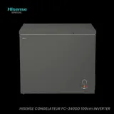 Congelateur Hisense Horizontal Inverter Gris FC340DD thumbnail 1