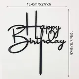 Décoration de gâteau en lettres design moderne motif HAPPY BIRTHDAY thumbnail 1