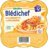 BLEDINA - Blédichef spaghetti bolognaise 250g – Dès 12 mois thumbnail 1