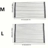 Égouttoir Évier avec Tapis Séchage Antidérapant – Acier Inox thumbnail 1