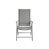 CHAISE PLIANTE ACIER T L6 GRIS thumbnail 1