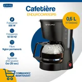 Machine à Cafe Enduro 0.6L 600W Noir CM1093PB thumbnail 2