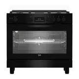 Cuisiniere Beko 5 feux 90X60 à Gaz Noir BGGR11225GB thumbnail 1