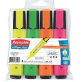 Surligneurs fluo Reynolds AS x4 thumbnail 1