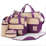 Sac à Langer 4 Pièces (2 Sacs+Trousse Biberon+Trousse accessoire thumbnail 1