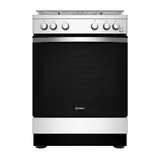Cuisiniere Indesit 4FEUX A Gaz 60X60 Four A Gaz Gris IS67G1PCX/MEA thumbnail 1