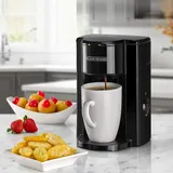 Machine A Café - Cafetière 1 Tasse 330W Black Decker DCM25NB5 thumbnail 4