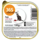 365 Essentiels – Pâtée/Terrine au Bœuf pour Chats 100 g thumbnail 1