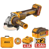 Meuleuse d’Angle Sans Fil Ingco 20V 1200W 115mm thumbnail 1
