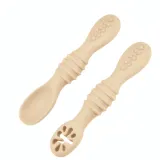 Cuillères Bébé Silicone 1er Âge – Lot de 2 thumbnail 1