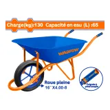 Brouette Professionnelle Charge 130 kg - Roue Pleine 16" thumbnail 4