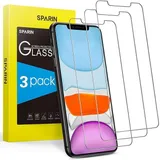 Lot de 3 Verres Trempés pour iPhone 11 et 12 PRO - Protection Élégante thumbnail 1