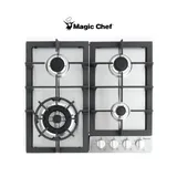 Plaque Encastrable Magic Chef 4FEUX 60X60 A Gaz Inox MCSCTG24S thumbnail 1