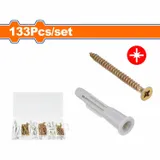 Kit 133 Vis et Chevilles - Assortiment Complet Métrique thumbnail 3