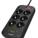 Rallonge LDNIO SE6403 avec chargeur USB thumbnail 1