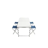 ENSEMBLE TABLE CAMPING ET 4 TABOURETS thumbnail 1