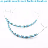 Falsos Para Dientes – Kit de Brackets Orthodontiques d’Entraînement Bleu Clair thumbnail 1