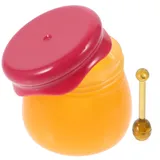 Bouteilles de rouge à lèvres vides Flacons d'échantillons Petits pots en plastique vides Pot de miel Baume à lèvres Mini lotions Pages avec couvercle Pot de miel de voyage thumbnail 1