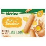BLEDINA - Biscuit Mon 1er Boudoir , 6 X 4 sachets - dès 10 mois - 120g thumbnail 1