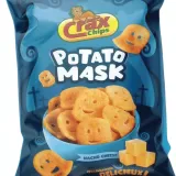 Crax potato mask chips nacho cheese, 28g thumbnail 1