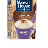 Maxwell House – Cappuccino au Goût Chocolat – 8 Sticks thumbnail 1